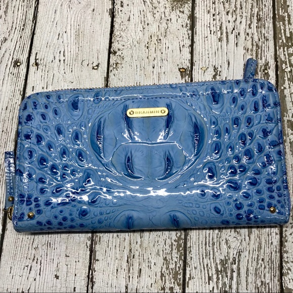 blue brahmin wallet